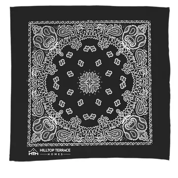 22 Bandana With Stock Paisley Pattern - 100% Cotton
