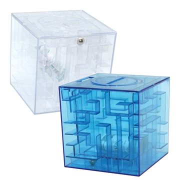 Image of 150 Custom Money Maze Cube Bank - 3.5" Puzzle