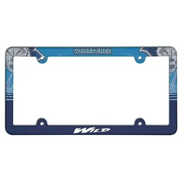 Image of 100 Custom Full Color License Plate Frames - UV Protected
