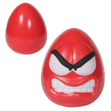 Image of 100 Custom Mood Maniac Stress Reliever Wobbler-Angry - Weighted