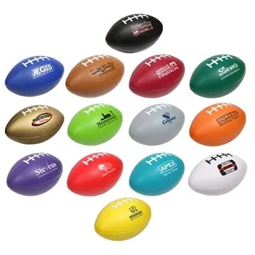 Image of 100 Custom Large Football - Stress Reliever - Polyurethane & 5 ...