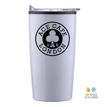 Image of 25 Customized 20 oz Economy Stainless Steel Tumbler With Plastic ...