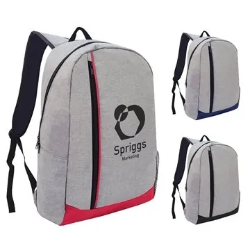 Image of 13 Promotional Hancock Heathered Laptop Backpack - 17-inch ...