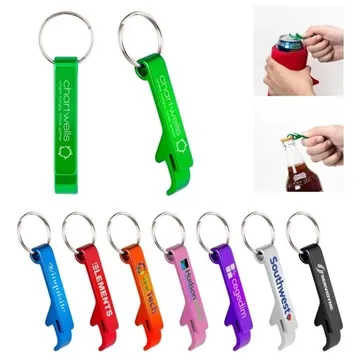 Image of 100 Promotional Crab Bottle Opener Keychain - Aluminum
