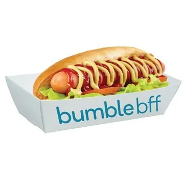 Image of 500 Promotional Hot Dog Tray - Food Grade