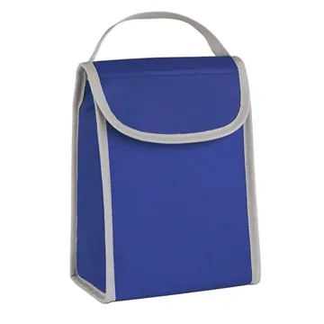 Image of 100 Custom Non-Woven Folding Identification Lunch Bag - Insulated