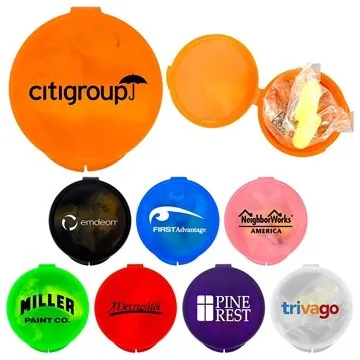 Image of 250 Custom Ear Protection In Round Case - Reusable
