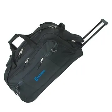 Image of 12 Promotional Jumbo Rolling Travel Bag - Multiple Compartments & ...