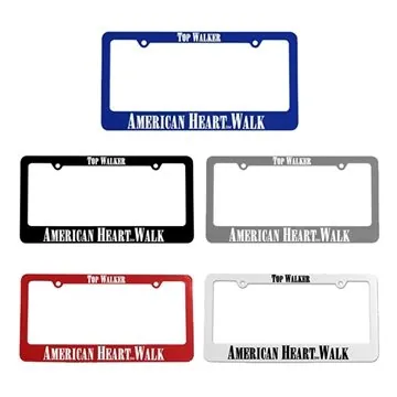 Image of 200 Custom Classic License Frame With 2 Holes - Retaining Clips