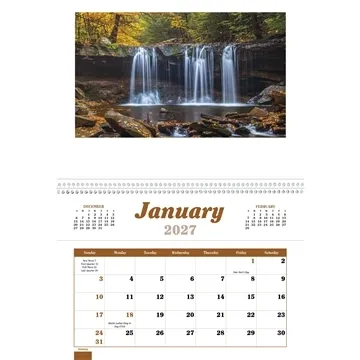 Triumph® Calendars Home Cooking Guide Pocket Calendar - Storage Pockets & Monthly Recipes
