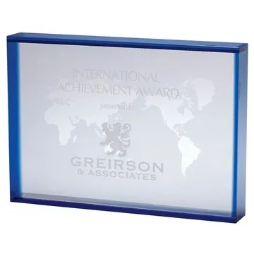 Image of 1 Custom Crystal World Map