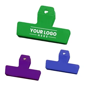 Image of 500 Customized Mini Bag Clip with Magnet - 2 Inch