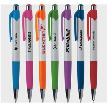 Image of 250 Customized Mardi Gras Jubilee Pen - Rubber Grip