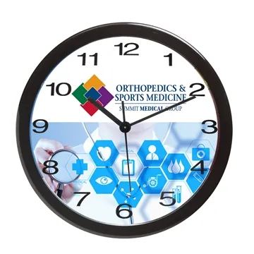 Image of 30 Custom "BEZEL" 12" Economy Oversized Wall Clock