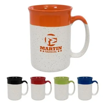 Image of 144 Promotional 13 oz Speckled Mug - FDA Compliant