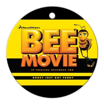 Image of 150 Custom Round Shaped Luggage Tag - Full Color