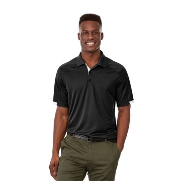 Men's KISO Short Sleeve Performance Polo - Moisture Wicking & Snag Resistant