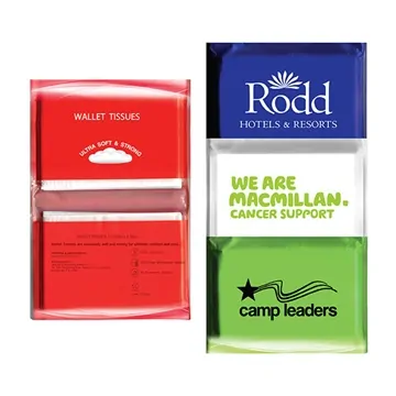Image of 250 Promotional Tissue Pack - 3 Ply & Wallet Size