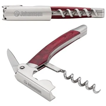 Image of 25 Promotional Bosco Steel & Wood Bar Tool - Multi-Function