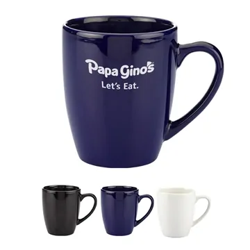 Image of 72 Customized 12oz Contemporary Challenger Cafe Ceramic Mug - High ...