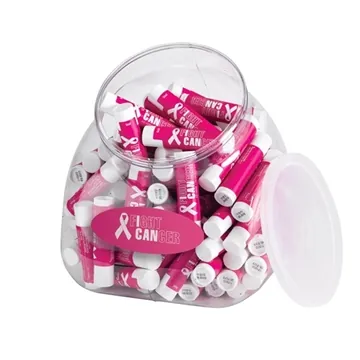 Image of 1 Custom 94 oz Lip Balm Tub Display (Includes 100 Standard Tube ...