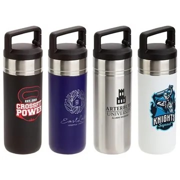 Image of 25 Custom Dante 20 oz Vacuum Insulated Bottle with Carabiner Lid - ...