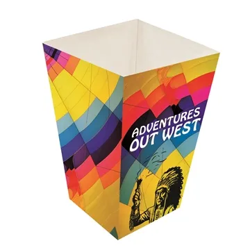 100 Promotional Sample Scoop Popcorn Box Full Color 4 oz – …