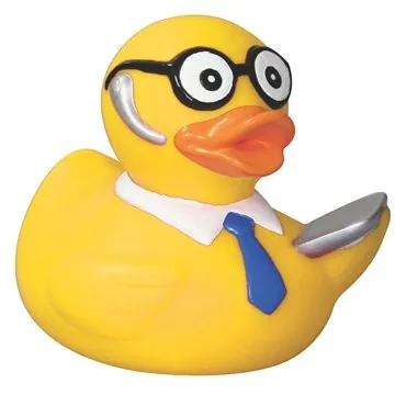 Image of 150 Promotional Techie Rubber Duck - Bluetooth Themed