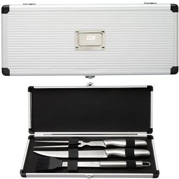 Image of 6 Custom O'Neill Park 3-Piece Carving Set - Stainless Steel & ...