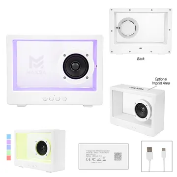 15 Custom Visionary Light Up Speaker - Bluetooth 5.4 & LED ...