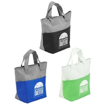 Image of 100 Promotional Santa Ana Insulated Snack Tote - Thermal Lined & ...