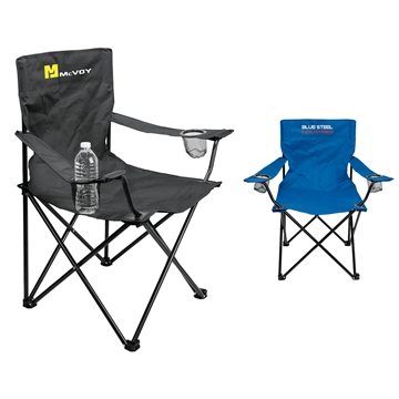 Point Loma Folding Event Chair with Carrying Bag - 300lb Capacity & Steel Frame