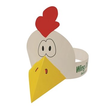 Chicken Visor - Paper Products - Laminated