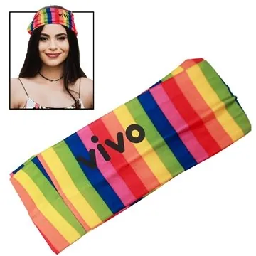 Image of 10 Customized Rainbow Headband - Knotted Design