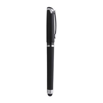 Image of 250 Custom Cap Off Stylus Gel Pen - Metallic & Rubber Grip