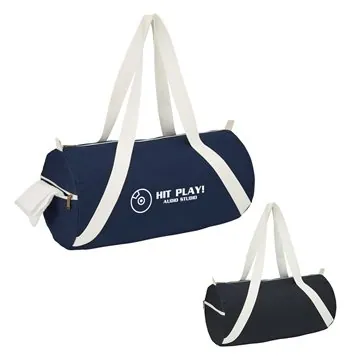 Image of 25 Customized Cotton Duffel Bag - 16oz Canvas