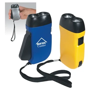Image of 100 Custom Hand Squeeze Flashlight - LED & Battery-Free