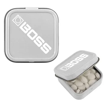 Image of 150 Custom Mini Square Mint Tin - Sugar Free