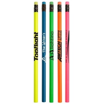 Image of 500 Customized Jo-Bee Neon Pencil - No. 2 Lead