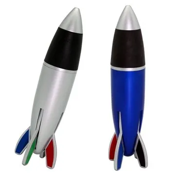 Image of 150 Promotional 4 Color Rocket Pen - Shaped & Multi-Color