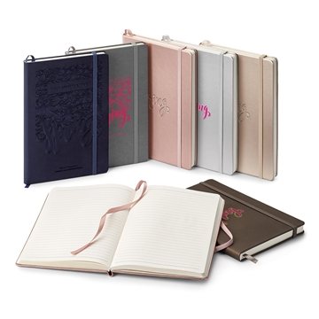 Image of 25 Promotional NeoSkin Hard Cover Journal Notebook - 5 1/2"x 8 ...