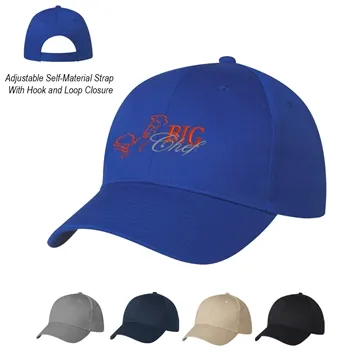 100 Promotional 6 Panel Polyester Cap - Structured Crown