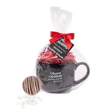 Image of 48 Custom Mug & Hot Chocolate Bomb Gift Set - Ceramic