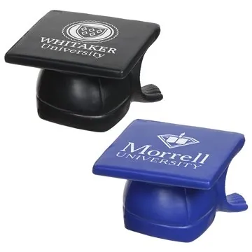 Image of 100 Custom Mortarboard Hat - Stress Reliever - Polyurethane