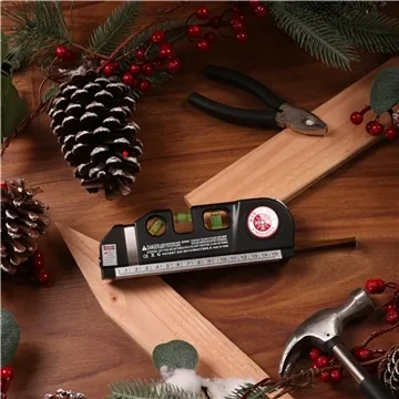 Image of 25 Customized Laser Level with 8' Tape Measure - Plumb & Metric