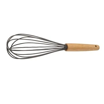 Image of 150 Custom Silicone Whisk with Bamboo Handle - Heat Resistant & ...