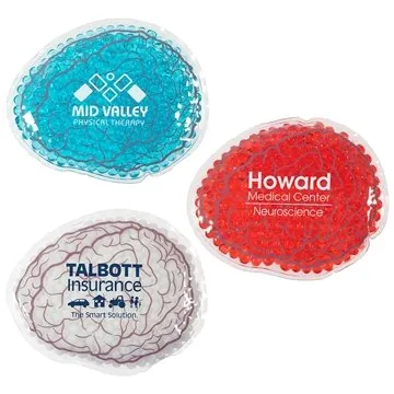 Image of 100 Customized Brain Hot Cold Pack - Microwaveable & FDA Certified