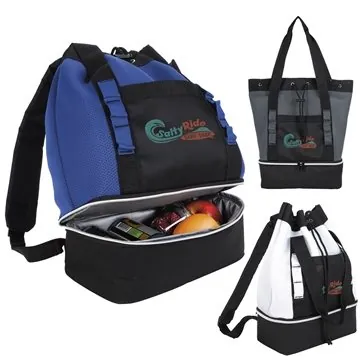 Image of 25 Custom Brightwater Dual-Compartment Tote-Pack Cooler - ...