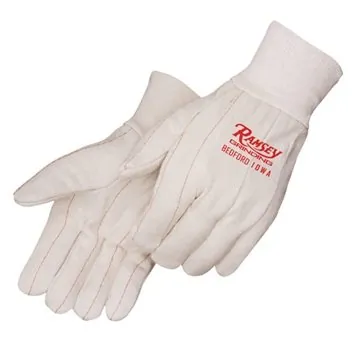 144 Custom Double Palm Canvas Gloves with Natural Wrist - 20oz ...
