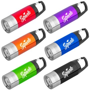 Image of 100 Custom Rocket Flashlight - LED & Carabiner